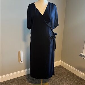 H&M Navy Wrap Dress